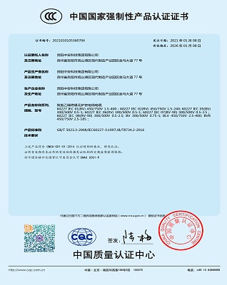 中國(guó)國(guó)家強(qiáng)制性產(chǎn)品認(rèn)證證書3 